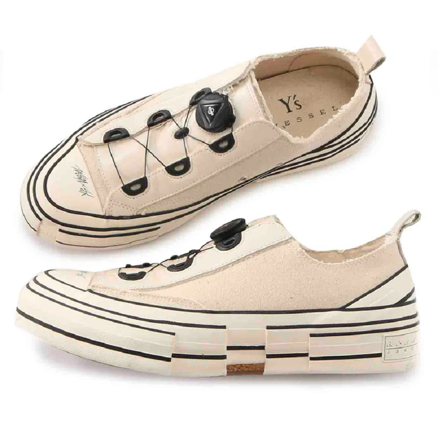 Giày xVESSEL G.O.P. LOWS for Y'S White YR-E02-092 - Ảnh 4