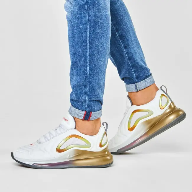 Alternative view of Giày Nike Air Max 720 'Gradient White Team Orange' CI3870-100