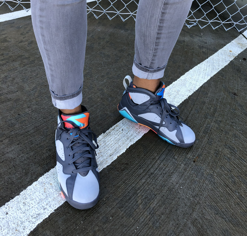 Giày Nike Air Jordan 7 Retro 'Barcelona Days' 304775-016 - Ảnh 4