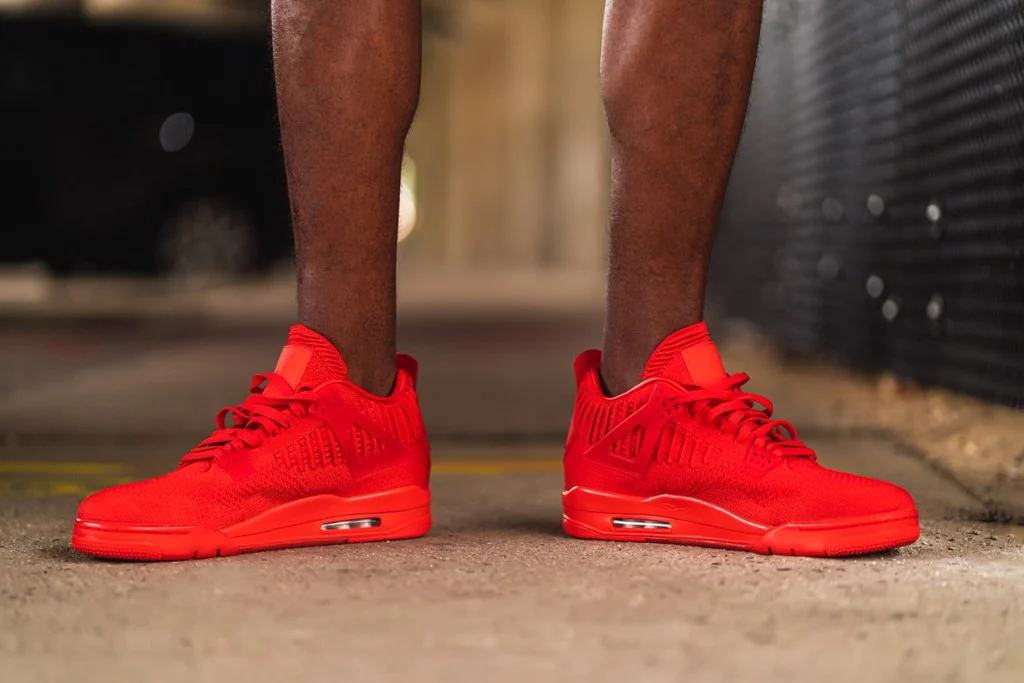 Giày Nike Air Jordan 4 Flyknit 'University Red' AQ3559-600 - Ảnh 6