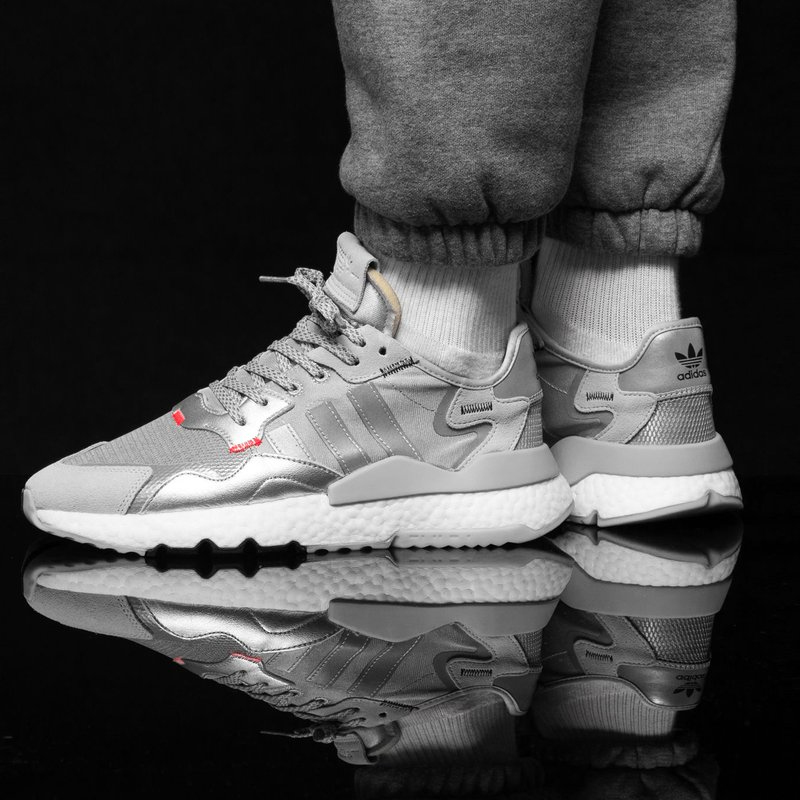 Giày Adidas Nite Jogger 'Silver Metallic' EE5851 - Ảnh 6