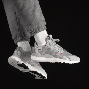 Alternative view of Giày Adidas Nite Jogger 'Silver Metallic' EE5851