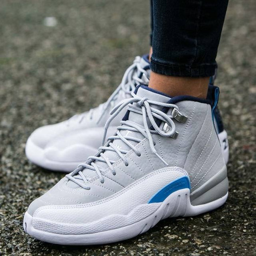 Giày Nike Air Jordan 12 Retro BG 'University Blue' 153265-007 - Ảnh 6
