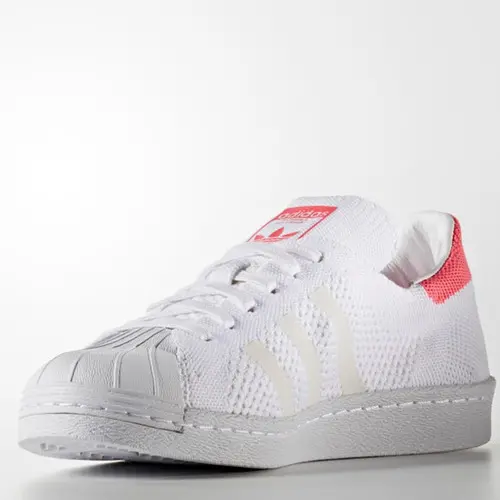Giày Adidas Wmns Superstar 80s Primeknit 'White Solar Pink' BB5095 - Ảnh 3