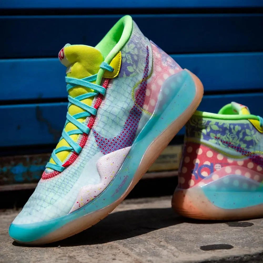 Giày Nike KD 12 'EYBL Peach Jam' CK1195-300 - Ảnh 3