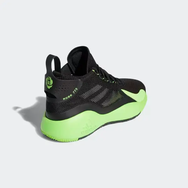 Giày Adidas D Rose 773 2020 'Black Team Solar Green' FZ1268 - Ảnh 4