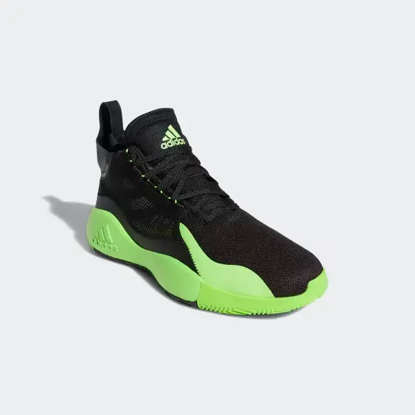 Giày Adidas D Rose 773 2020 'Black Team Solar Green' FZ1268 - Ảnh 3