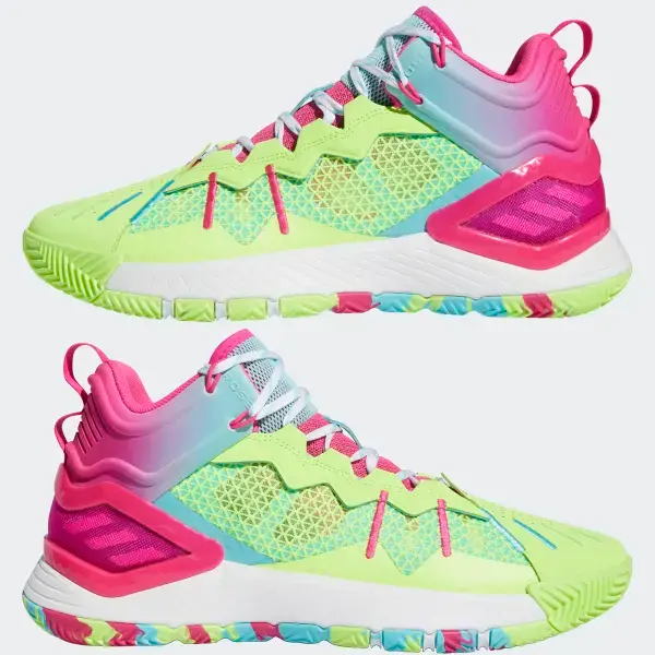 Alternative view of Giày Adidas D Rose Son of Chi 'Signal Green Pink' GX2927