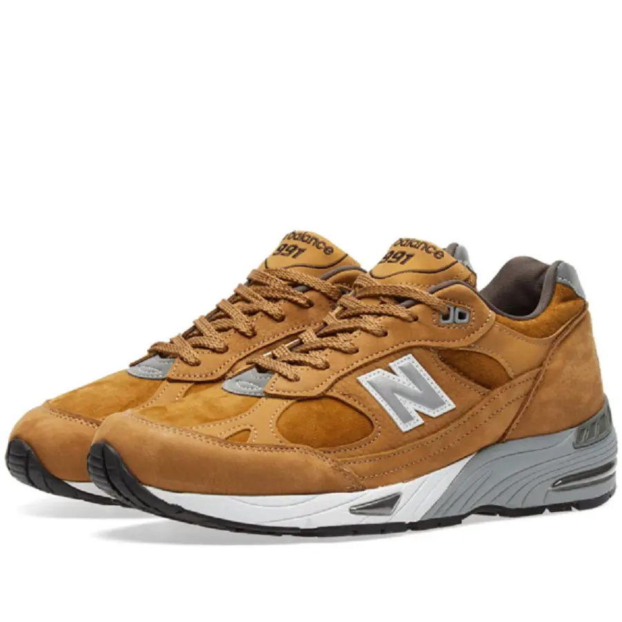 Giày New Balance 991 Made In UK Brown M991PNT - Ảnh 6