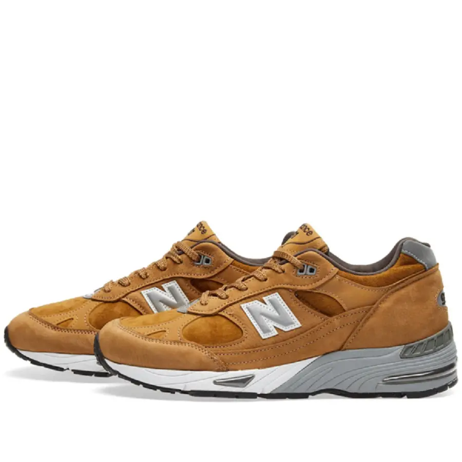 Giày New Balance 991 Made In UK Brown M991PNT - Ảnh 8