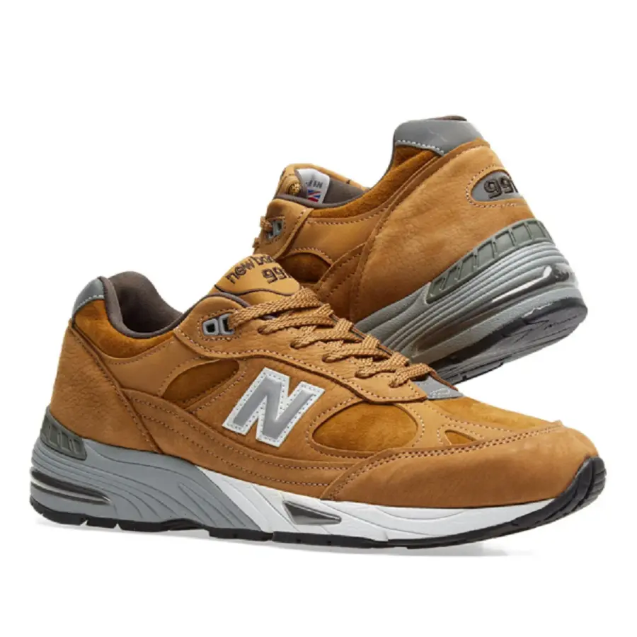 Giày New Balance 991 Made In UK Brown M991PNT - Ảnh 9