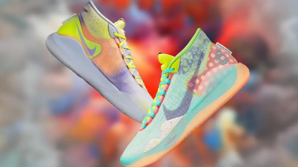 Giày Nike KD 12 'EYBL Peach Jam' CK1195-300 - Ảnh 7