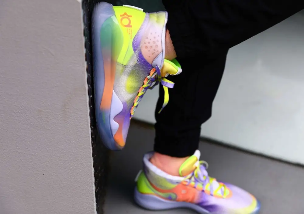 Giày Nike KD 12 'EYBL Peach Jam' CK1195-300 - Ảnh 4