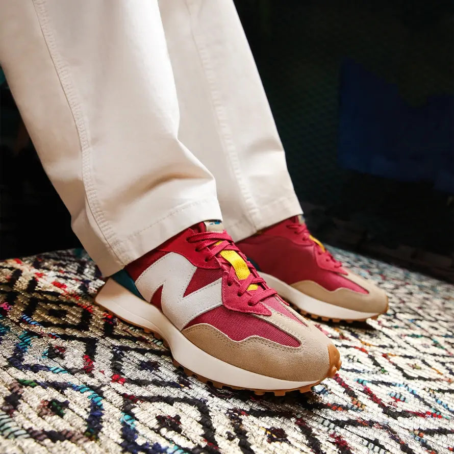 Giày New Balance 327 'Bordeaux Teal' MS327WT1 - Ảnh 4