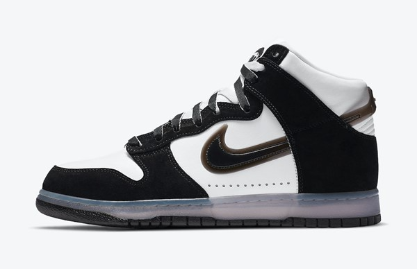 Giày Nike Slam Jam x Dunk High 'Black' DA1639-101 - Ảnh 2