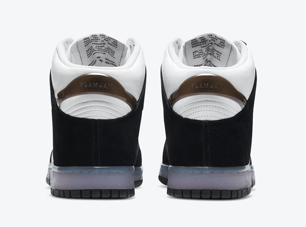 Giày Nike Slam Jam x Dunk High 'Black' DA1639-101 - Ảnh 5