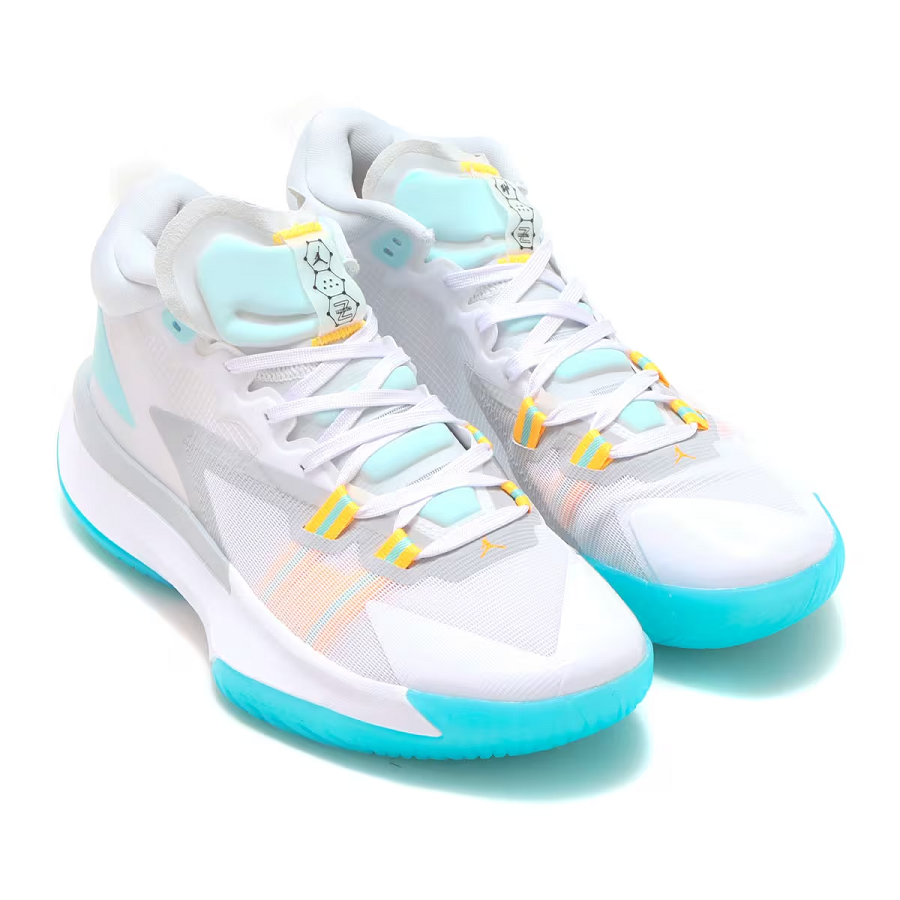 Giày Nike Jordan Zion 1 PF 'White Dynamic Turquoise' DA3129-101 - Ảnh 3