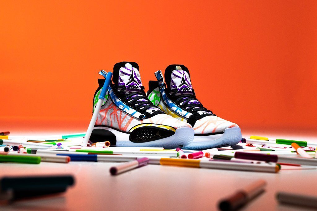 Giày Zion Williamson x Air Jordan 34 GS 'Noah' DA4450-100 - Ảnh 4