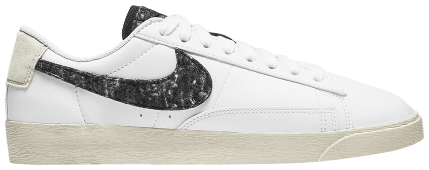 Giày Nike Wmns Blazer Low SE 'Recycled Wool Pack White Black' DA4934-100