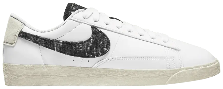 Giày Nike Wmns Blazer Low SE 'Recycled Wool Pack White Black' DA4934-100