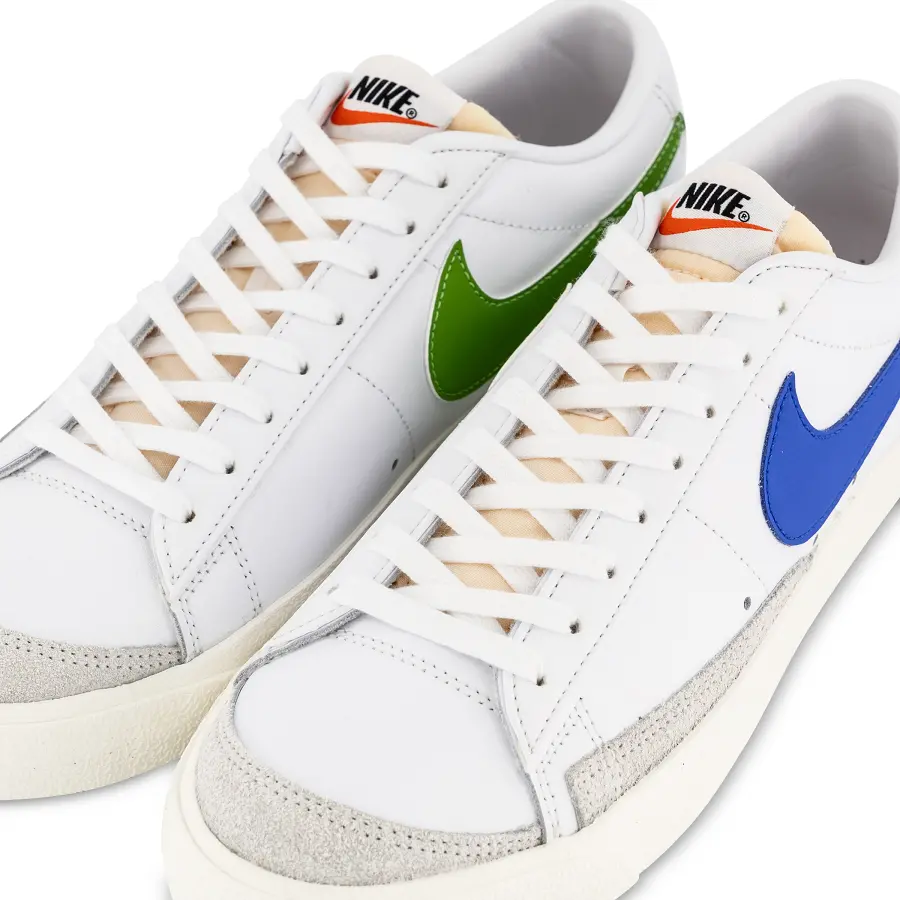 Giày Nike Blazer Low 77 Vintage 'Vintage White Chlorophyll Medium Blue' DA6364-107 - Ảnh 4