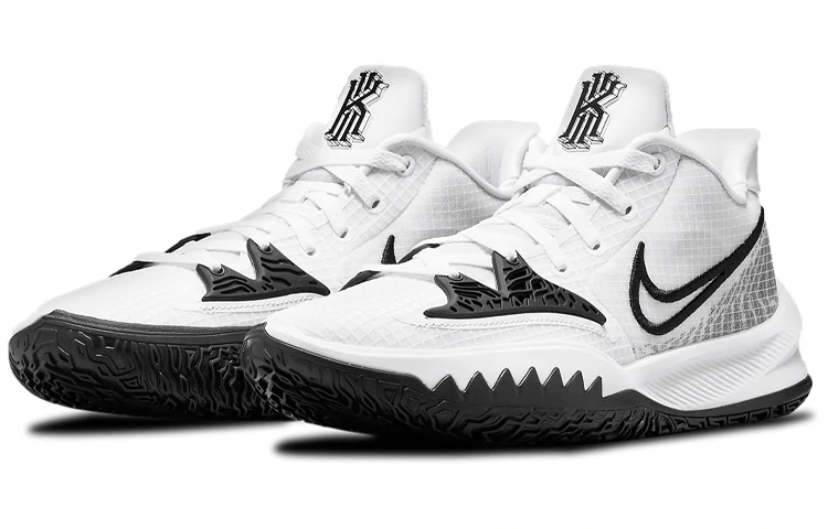 Giày Nike Kyrie Low 4 TB 'White Black' DA7803-100 - Ảnh 2