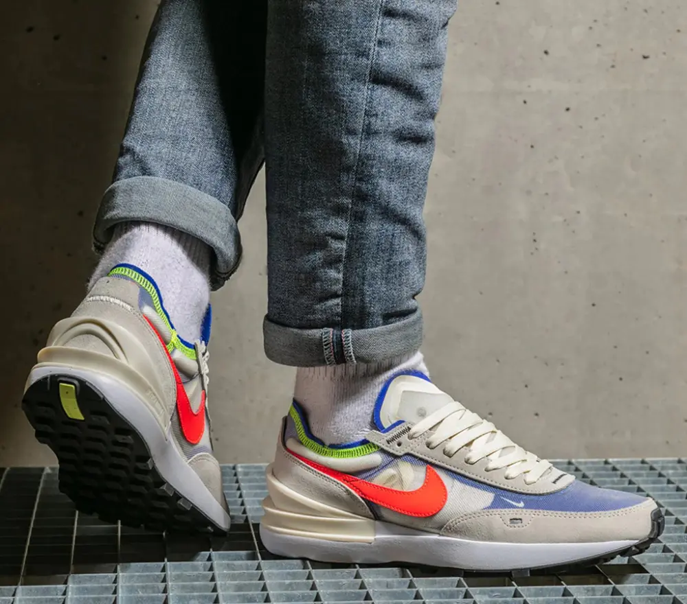 Giày Nike Waffle One 'Coconut Milk Crimson Royal' DA7995-101 - Ảnh 3