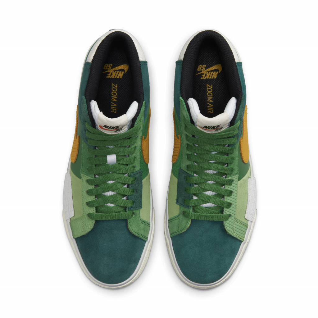 Giày Nike Blazer Mid ‘Mosaic Green’ DA8854-300 - Ảnh 3