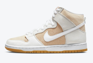 Alternative view of Giày Nike Dunk High Pro ISO SB 'Unbleached Pack - Natural' DA9626-100