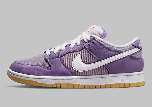 Alternative view of Giày Nike Dunk Low SB 'Unbleached Pack Lilac' DA9658-500