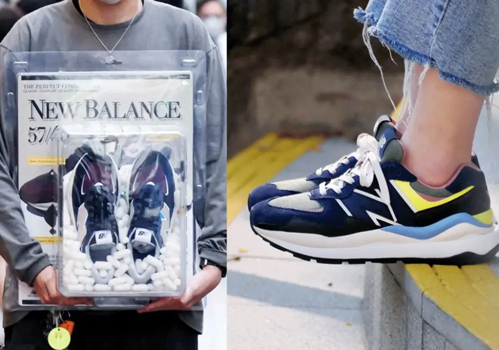 Giày New Balance Dahood Hub 57/40 'Dark Blue' W5740GC - Ảnh 3