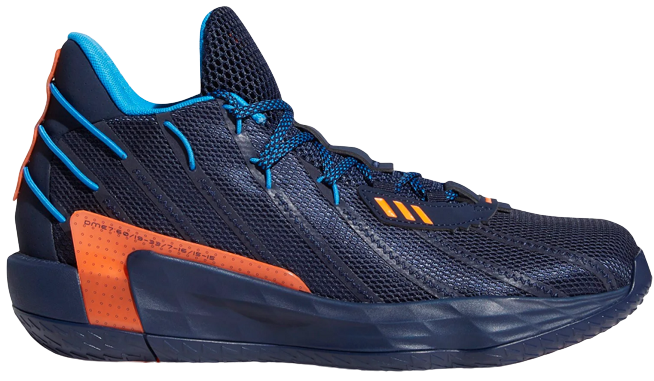 Giày Adidas Dame 7 Lights Out 'Dark Blue' FZ1103