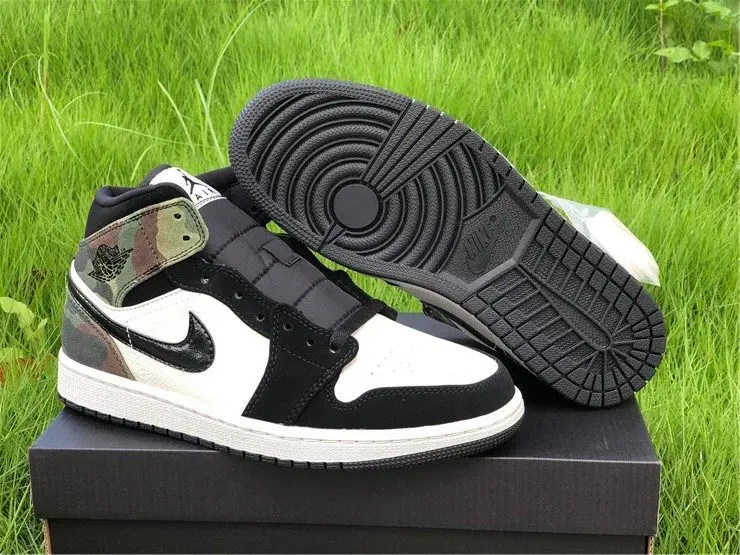 Giày Nike Air Jordan 1 Mid Camo (2020) CW5490-001 - Ảnh 7