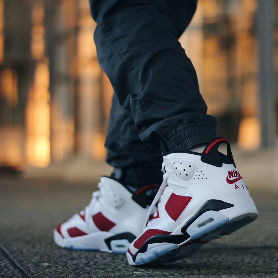 Giày Nike Jordan 6 Retro 'Carmine' GS 384665-106 - Ảnh 2