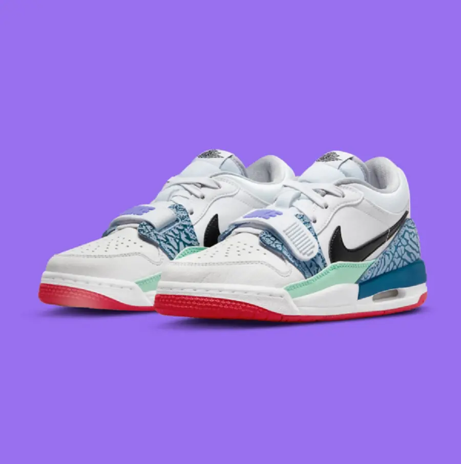 Giày Nike Jordan Legacy 312 Low ‘White Valerian Blue’ DV9127-101 - Ảnh 4