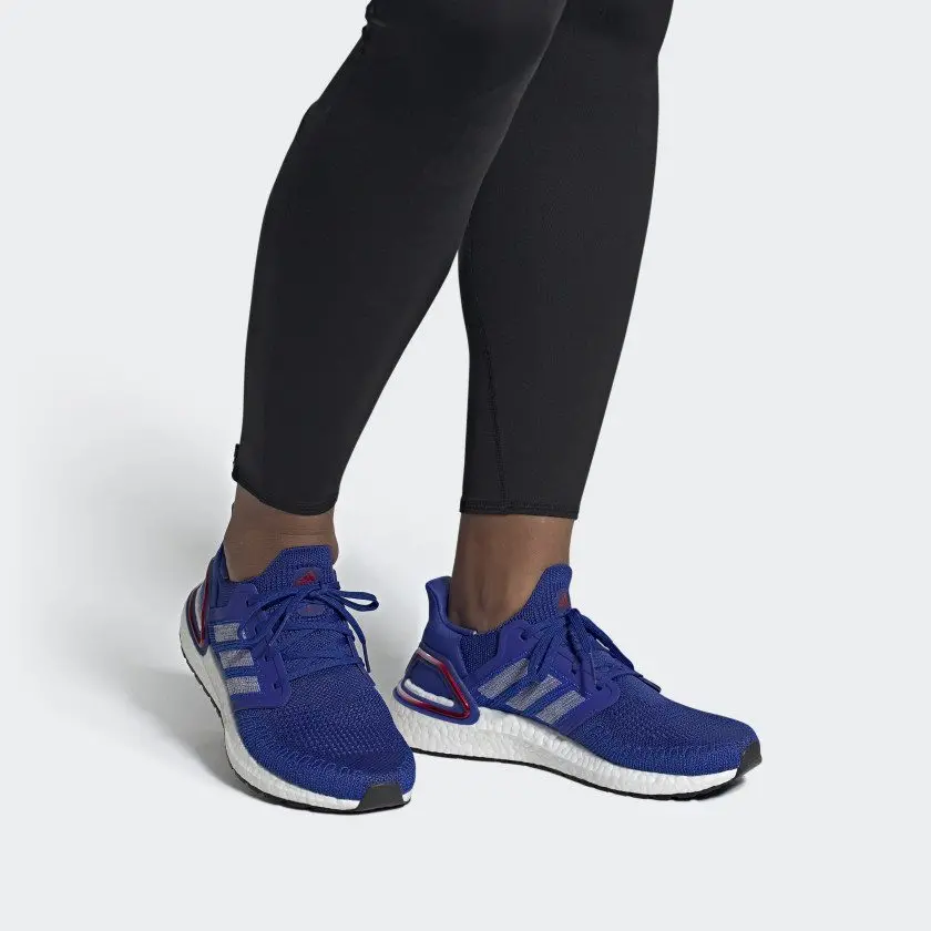 Giày Adidas UltraBoost 20 'Royal Blue Scarlet' EG0758 - Ảnh 4