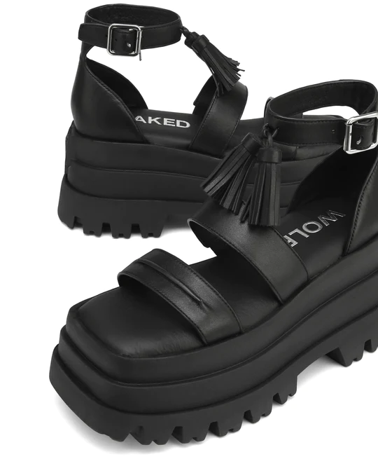 Dép Naked Wolfe DARE 'BLACK' - Ảnh 4