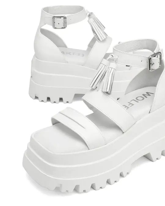 Dép Naked Wolfe DARE 'WHITE' - Ảnh 4