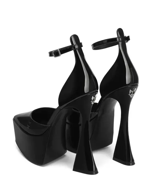 Giày cao gót Naked Wolfe DARIA 'BLACK PATENT' - Ảnh 3
