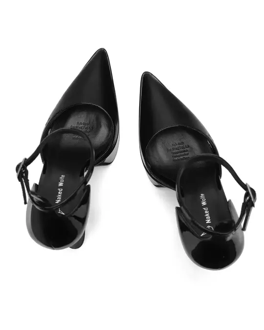 Giày cao gót Naked Wolfe DARIA 'BLACK PATENT' - Ảnh 5