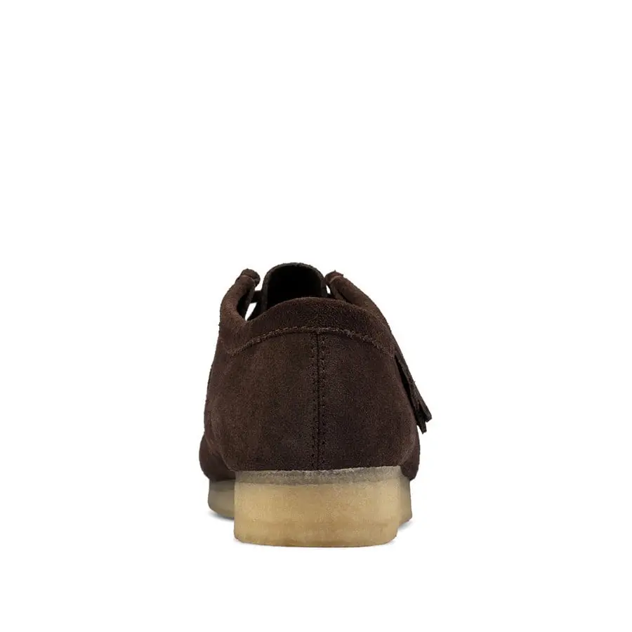 Giày Clarks Wallabee 'Dark Brown Suede' 261-56606 - Ảnh 5