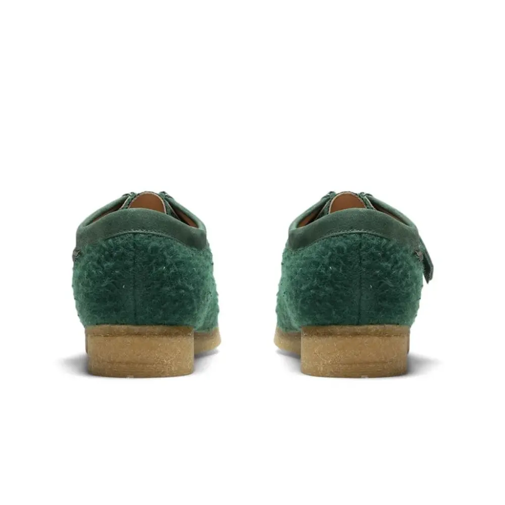 Giày Clarks x Aime Leon Dore Wallabee Casentino Wool 'Dark Green' 261-60880 - Ảnh 6