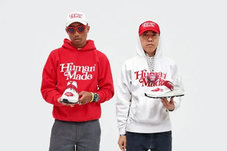 Giày Adidas NMD HU Pharrell Human Made 'White Red' EF7223 - Ảnh 3