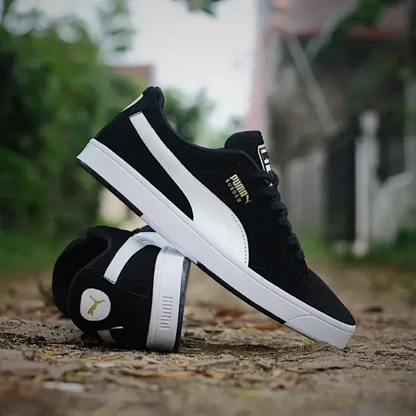 Giày Puma Suede S 'Black White' 356414-03 - Ảnh 3