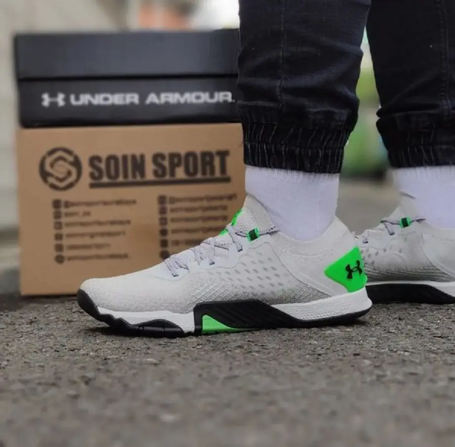 Alternative view of Giày Under Armour TriBase Reign 3 'Grey Flux' 3024701-101