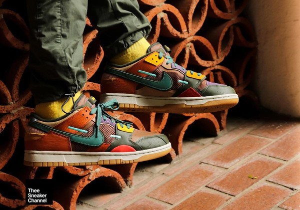 Giày Nike Dunk Low Scrap Archeo Brown DB0500-200 - Ảnh 5