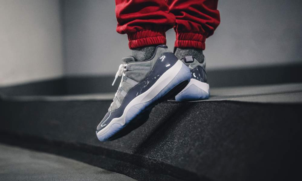 Giày Nike Air Jordan 11 Retro Low BG 'Cool Grey' 528896-003 - Ảnh 5