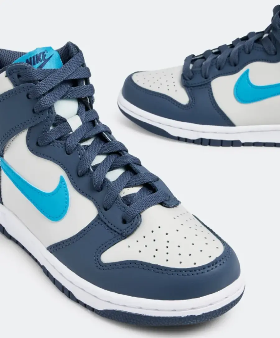 Giày Nike Dunk High Light Bone Diffused Blue (GS) DB2179-006 - Ảnh 6