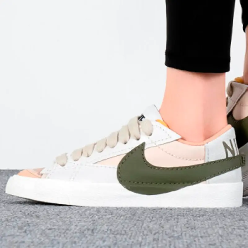 Alternative view of Giày Nike Blazer Low 77 Jumbo 'Sand Drift Medium Olive' DQ1470-105