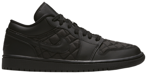 Giày Nike Wmns Air Jordan 1 Low 'Triple Black Quilted' DB6480-001